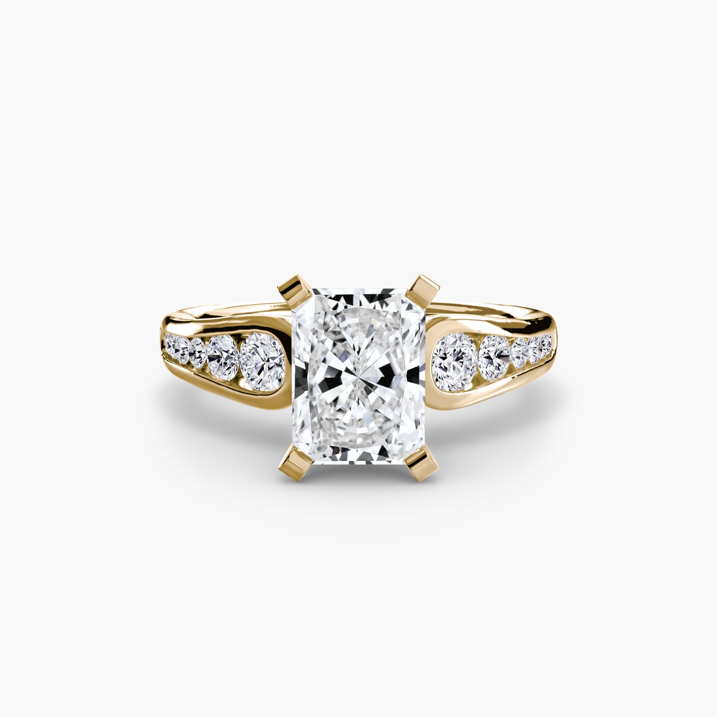Pavé Promise II 18K Yellow Gold Ring