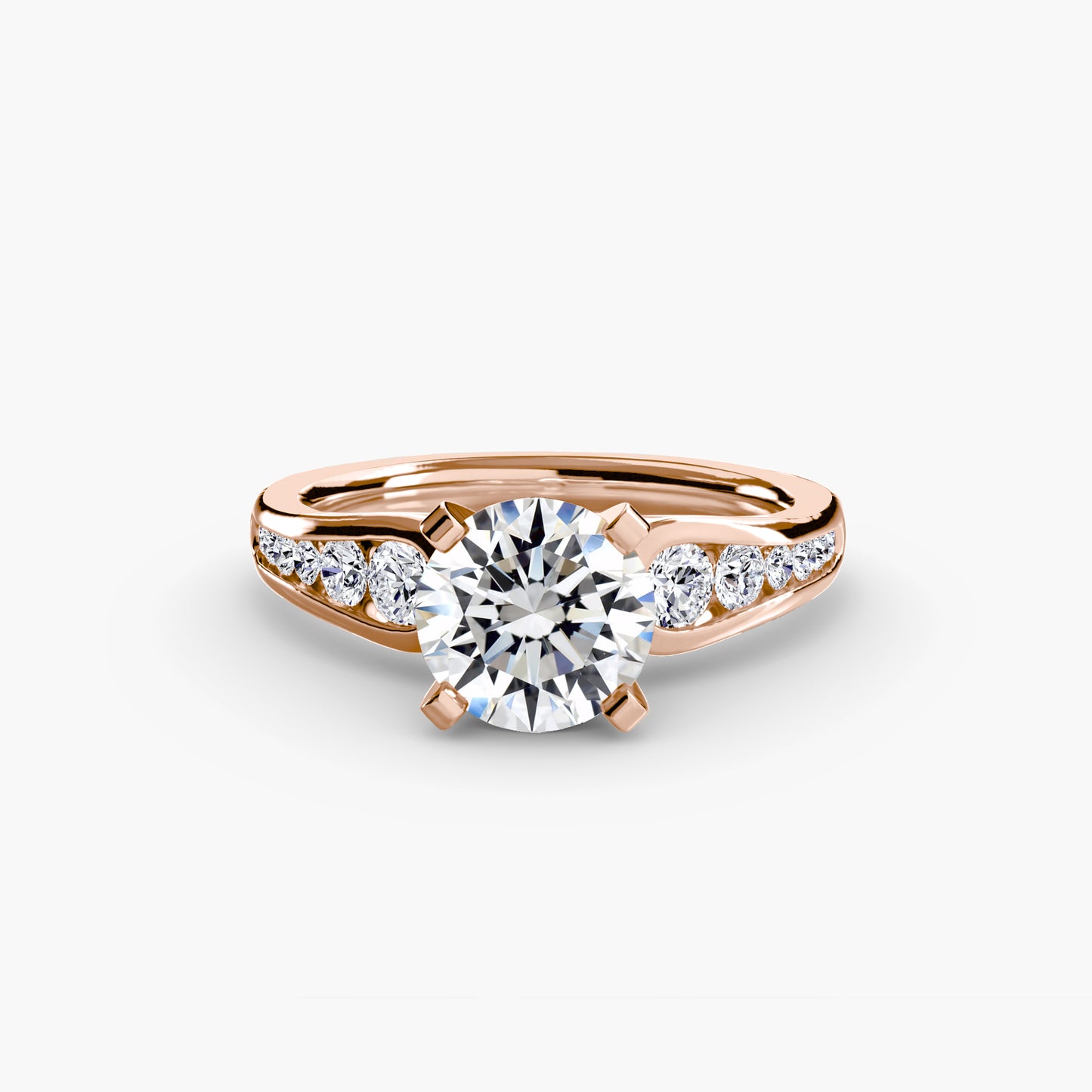 Pavé Promise II 18K Rose Gold Ring