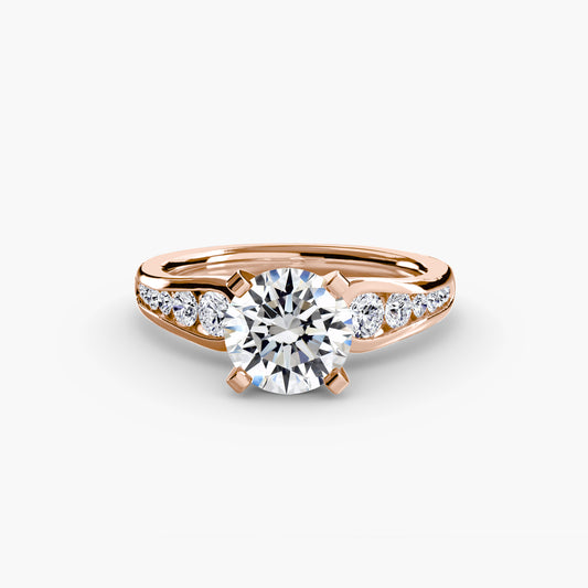 Pavé Promise II 18K Rose Gold Ring