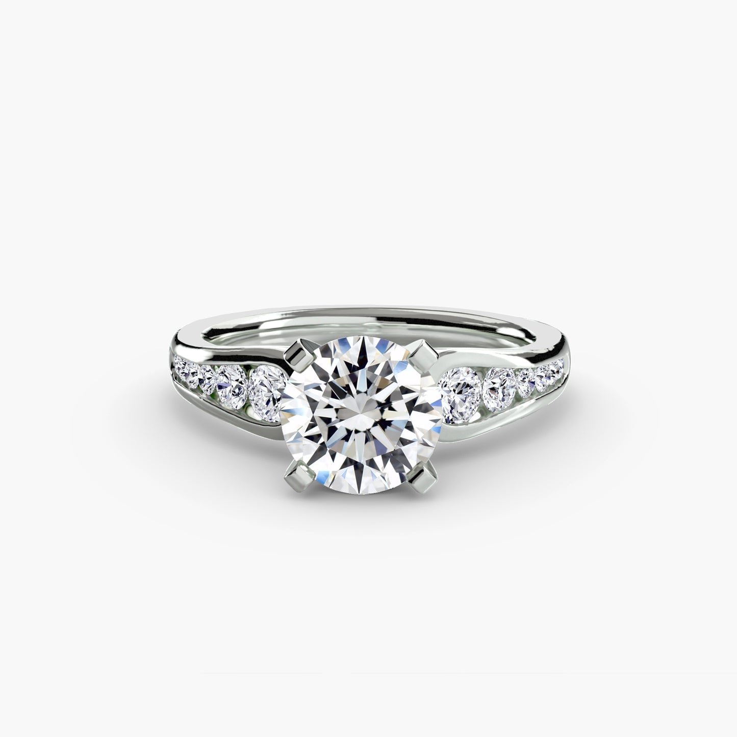 Pavé Promise II 18K White Gold Ring
