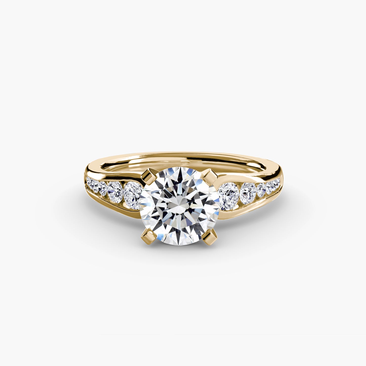 Pavé Promise II 18K Yellow Gold Ring