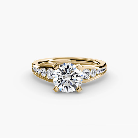 Pavé Promise II 18K Yellow Gold Ring