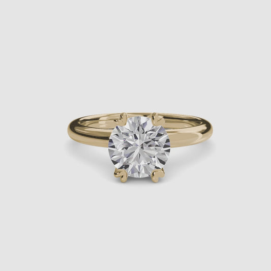 L'Étoile Solitaire 18K Yellow Gold Ring - 1.5ct Centre Stone